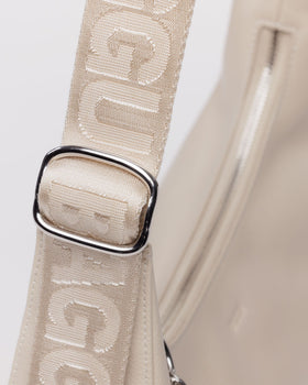 Medium Recycled Leather Crescent Bag