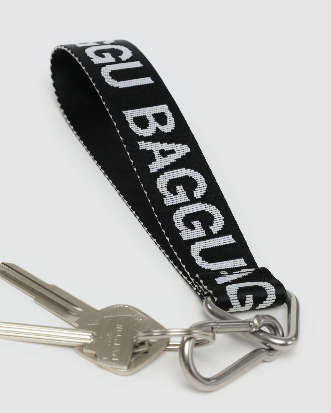 Logo Keychain - Black and White - Classic Charm