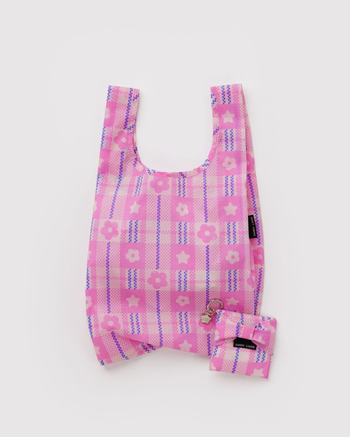 Baby Bow Baggu - Market Plaid Pink - Weekend Street Pack