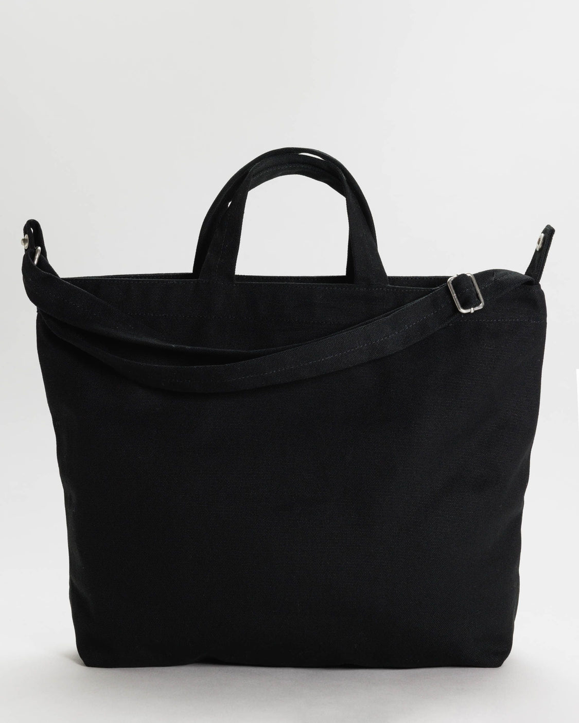 Horizontal Zip Duck Bag - Black - Travel City Haul