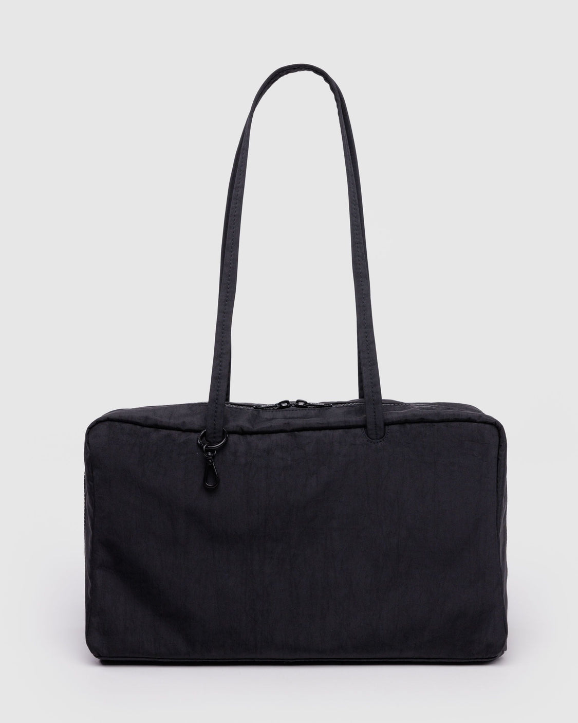 Medium Nylon Bowler Bag - Black - Lite Home Choice